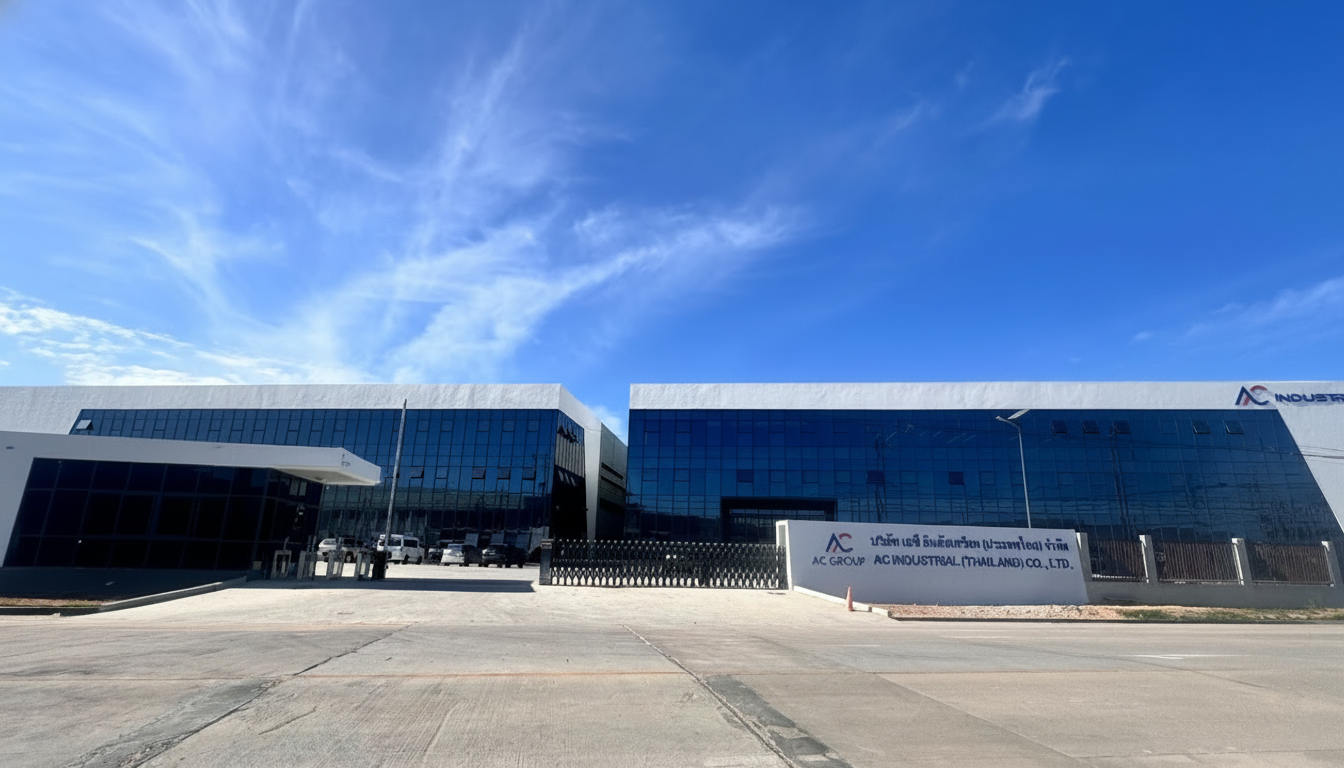 Factory gate exterior view placeholder